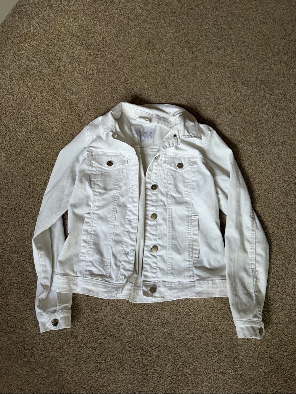 White denim jacket